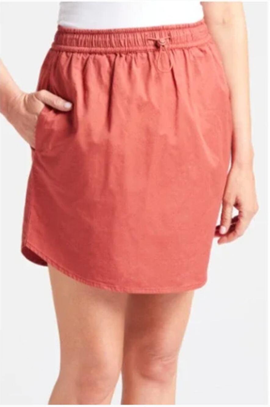 SUNDRY x Evereve NWT Sunday Skirt in Brick // 2